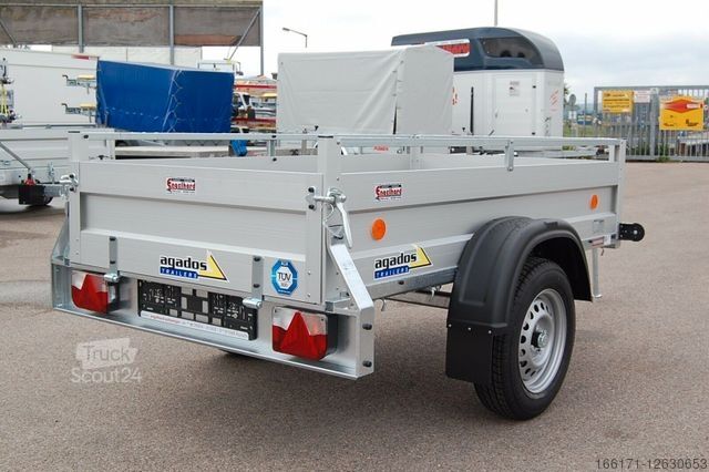 Automašīnas piekabe AGADOS VZ23 Alu PKW Transportanhänger 750kg SONDERPREIS