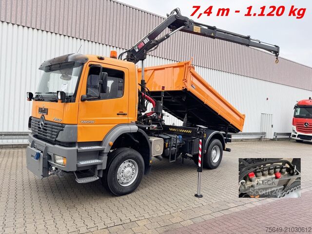 Torenkraan Mercedes-Benz Atego 1828 AK 4x4 Atego 1828 AK 4x4, Winterdienstausstattung, Kran Hiab 085-2, Funk