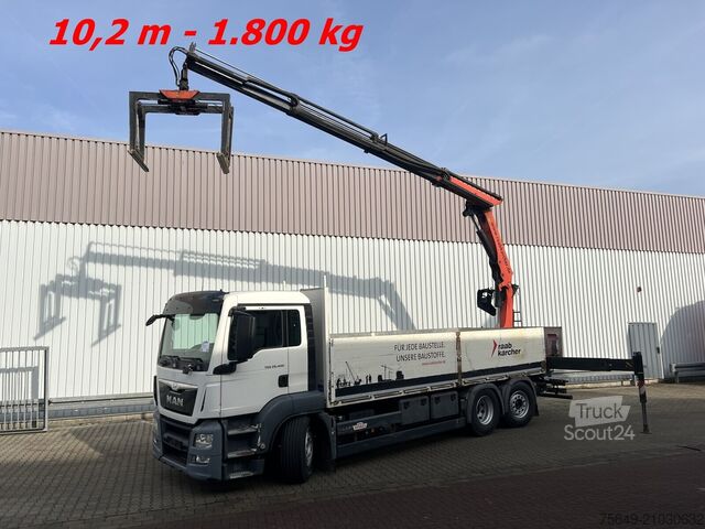 Autolaadkraan MAN TGS 26.400 6x2-4 LL TGS 26.400 6x2-4 LL, Navi, Lenk-/Liftachse, Heckkran Palfinger PK20001-K B, Funk