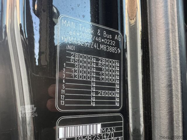 Châssis de camion MAN TGS 26.500 6X6 BL TGS 26.500 6X6 BL, Intarder