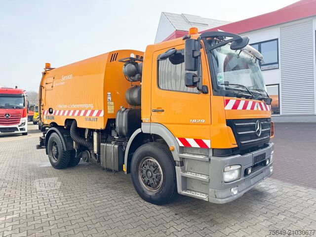 Special purpose truck Mercedes-Benz Axor 1829 4x2 Axor 1829 4x2, Zweiweg Z200, Kehrmaschine Faun Viajet 6H