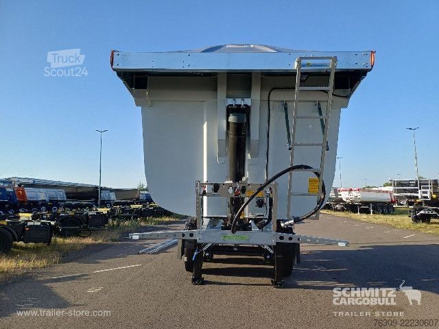 Tippsemi Schmitz Cargobull Kipper Stahlrundmulde 28m³