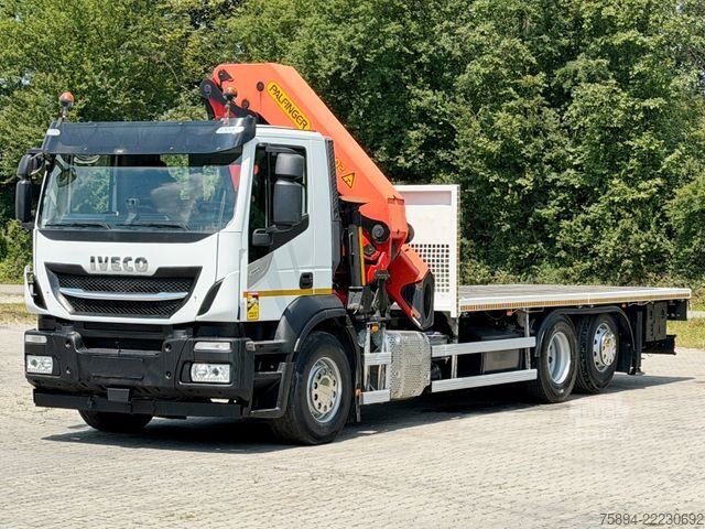 Кран, змонтований на вантажівці IVECO Stralis 460 PRITSCHE 6,65m +KRAN +FUNK