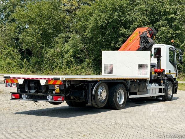 Кран, змонтований на вантажівці IVECO Stralis 460 PRITSCHE 6,65m +KRAN +FUNK