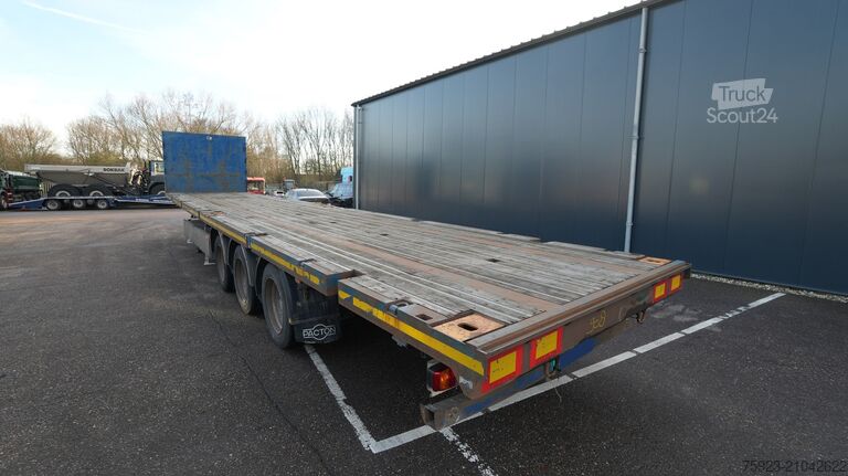 Remorque à plate-forme Pacton 3 AXLE FLATBED WITH TWISTLOCKS