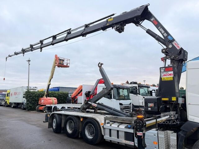 Krano sunkvežimis Volvo FM 500 8X4 TRIDEM HAAK + (25m!) KRAAN HIAB 302 ...