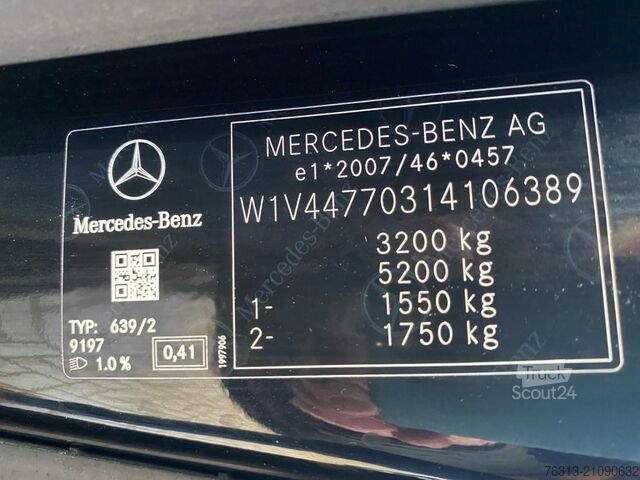 Minibus Mercedes-Benz Vito 116 Tourer Autom*Rückfk*2xKlima*Spurhalte-A