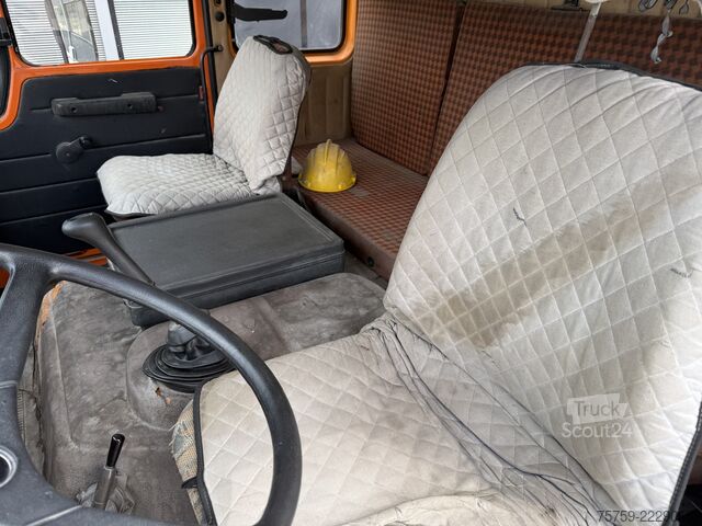 Camion-benne tricar Mercedes-Benz SK1919 Kipper mit Kran HIAB Hidrocom 140