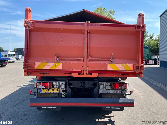 Benne à 3 côtés Scania P 320 HMF 14 Tonmeter Z-kraan Just  227.472 km!