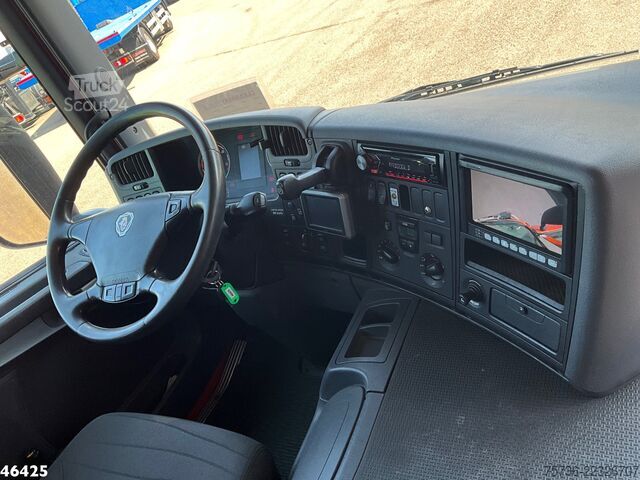 Třístranný sklápěč Scania P 320 HMF 14 Tonmeter Z-kraan Just  227.472 km!