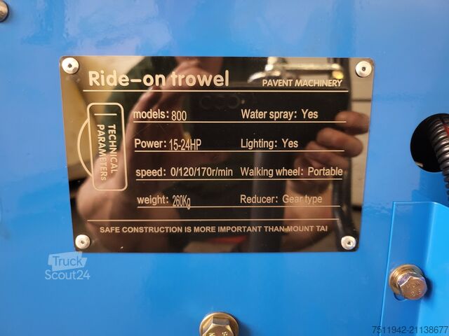 Double blade trowel lifan doppelflügelglätter