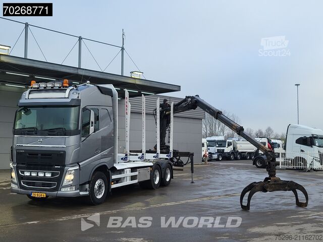 Holztransporter Volvo FH 500 FH 6X4 Palfinger Epsilon M120L97 Crane T...