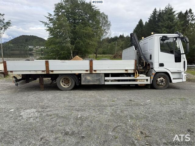 Iveco 75E18 crane truck with Hiab 055XS D3 crane for sal