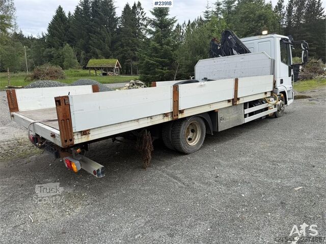  Iveco 75E18 crane truck with Hiab 055XS D3 crane for sal