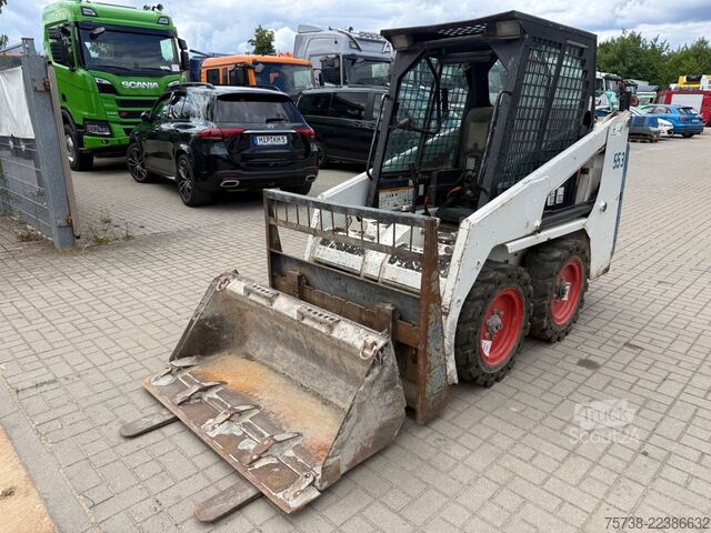 Hjullastare BOBCAT 553 /Schaufel + Palettengabel