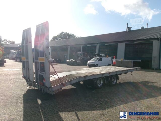 Plattformanhänger King 2-axle platform drawbar trailer 14t + ramps