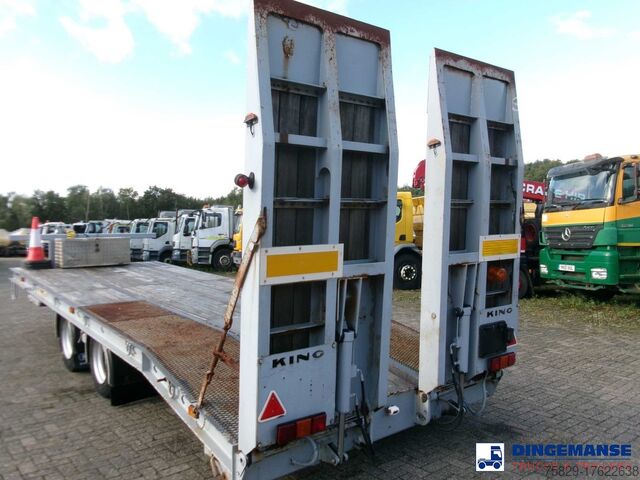 Plattformanhänger King 2-axle platform drawbar trailer 14t + ramps