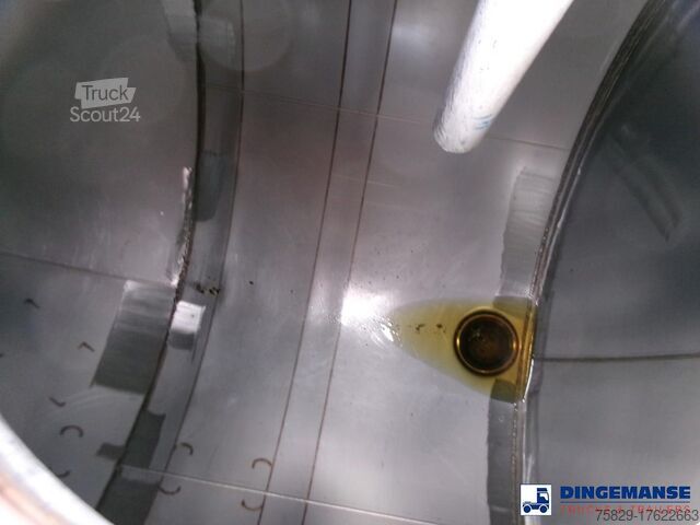 Tank Magyar Heavy oil tank inox 37 m3 / 5 comp + pump