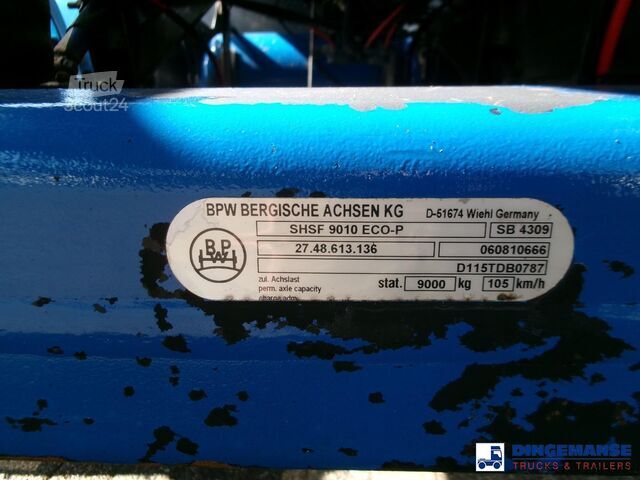 Tank Feldbinder Chemical tank inox 30 m3 / 1 comp + pump