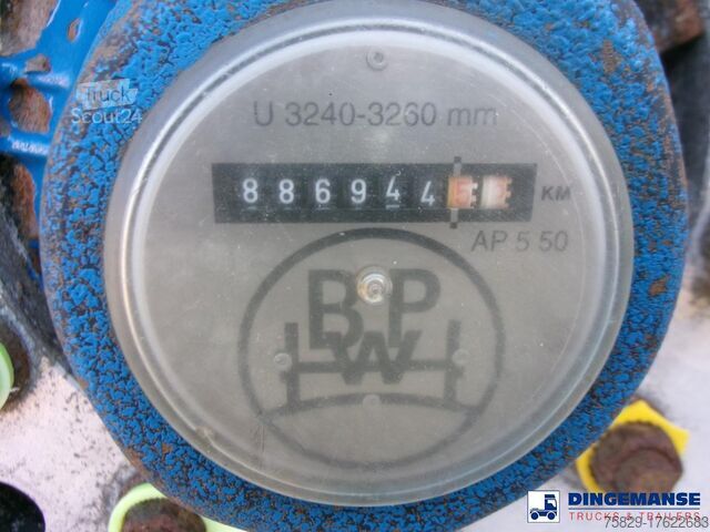 Tank Feldbinder Chemical tank inox 30 m3 / 1 comp + pump