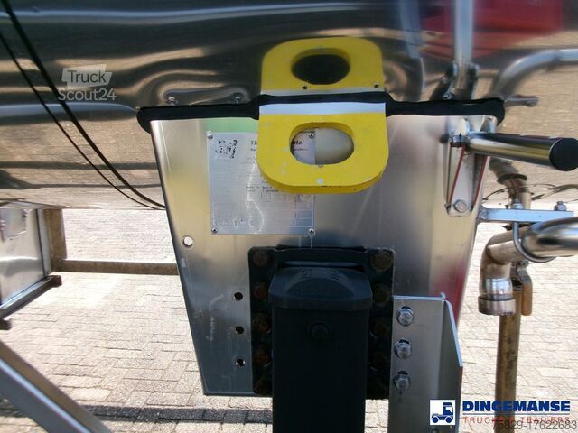 Tank Feldbinder Chemical tank inox 30 m3 / 1 comp + pump