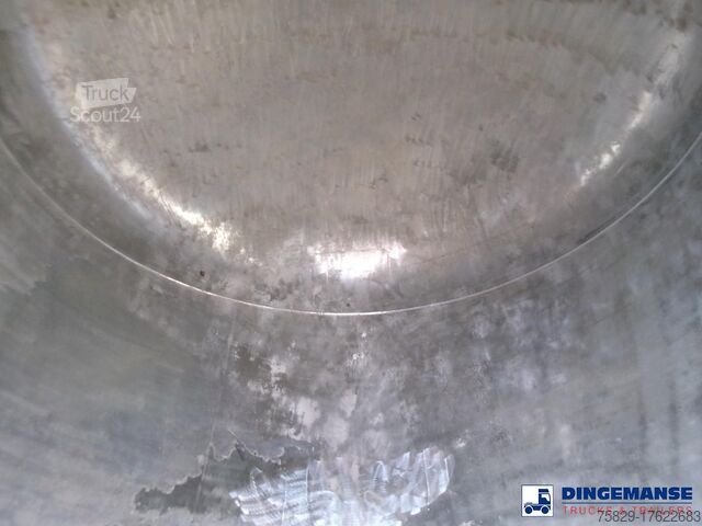 Tank Feldbinder Chemical tank inox 30 m3 / 1 comp + pump