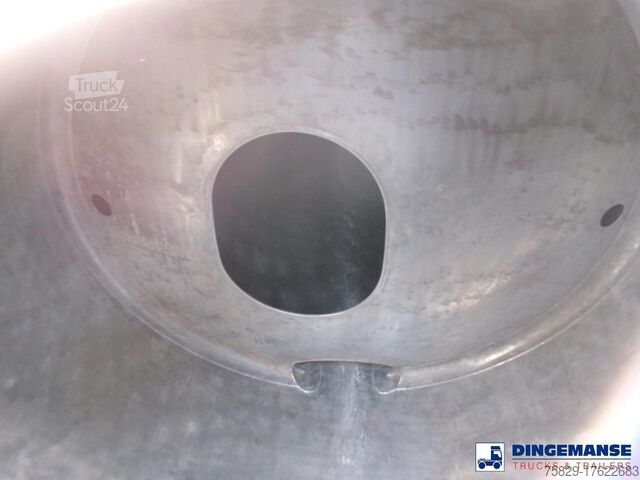 Tank Feldbinder Chemical tank inox 30 m3 / 1 comp + pump