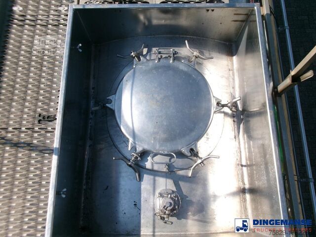 Tank Feldbinder Chemical tank inox 30 m3 / 1 comp + pump