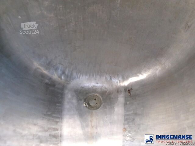 Tank Feldbinder Chemical tank inox 30 m3 / 1 comp + pump