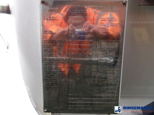 Autocisterna Scania P310 6x2 RHD Argon gas tank 13.2m3 - Damaged