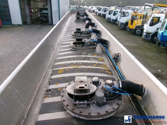 Tank Heil / Thompson Fuel tank alu 45 m3 / 6 comp + pump  / ADR 13/1...