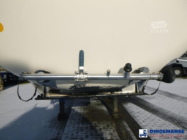 Tank Feldbinder Chemical tank inox 30 m3 / 1 comp + pump