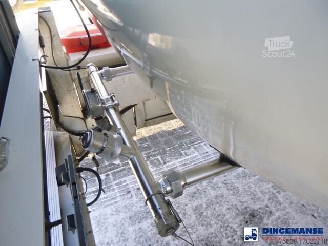 Tank Feldbinder Chemical tank inox 30 m3 / 1 comp + pump