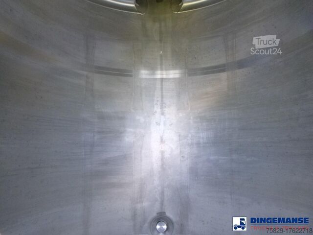 Tank Feldbinder Chemical tank inox 30 m3 / 1 comp + pump