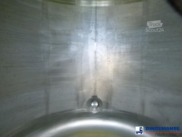 Tank Feldbinder Chemical tank inox 30 m3 / 1 comp + pump