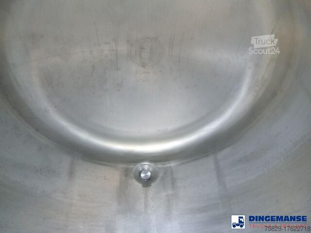 Tank Feldbinder Chemical tank inox 30 m3 / 1 comp + pump