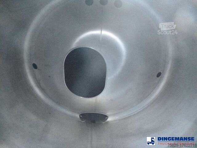 Tank Feldbinder Chemical tank inox 30 m3 / 1 comp + pump