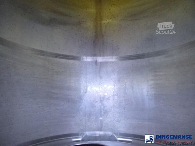 Tank Feldbinder Chemical tank inox 30 m3 / 1 comp + pump