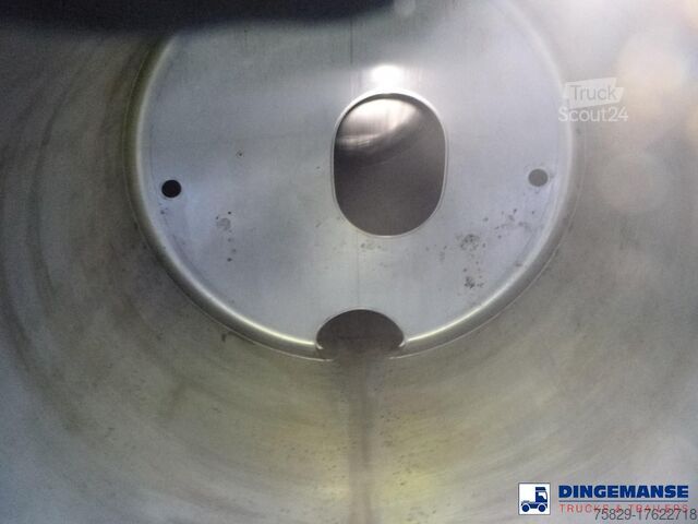 Tank Feldbinder Chemical tank inox 30 m3 / 1 comp + pump