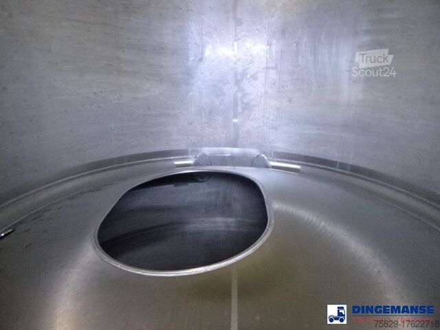 Tank Feldbinder Chemical tank inox 30 m3 / 1 comp + pump