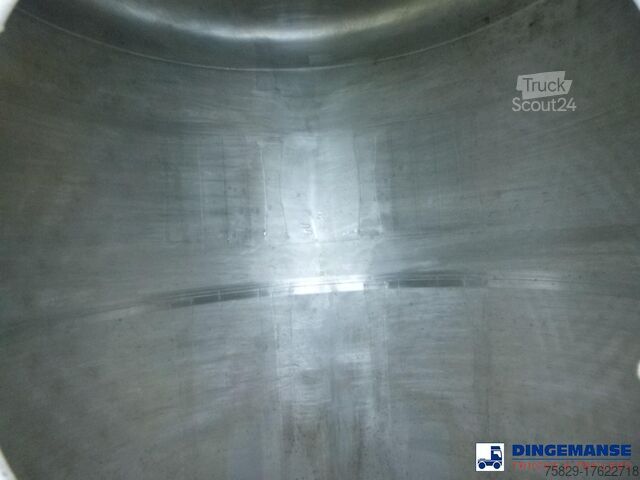 Tank Feldbinder Chemical tank inox 30 m3 / 1 comp + pump