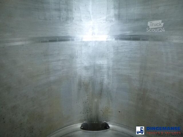 Tank Feldbinder Chemical tank inox 30 m3 / 1 comp + pump