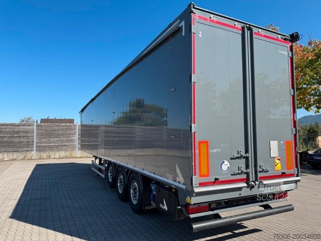 Semirimorchio con pianale mobile STAS bioSTAR 91,3 cbm