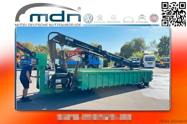 Контейнеровоз з гачком (рол-офф)  Abrollcontainer Kranmulde HIAB166 neuwertig