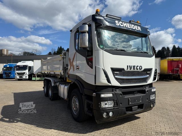 Dreiseitenkipper LKW IVECO AS260ZX570.1.Hd,D-Fzg,252T. XWay Bordmatik 6x4