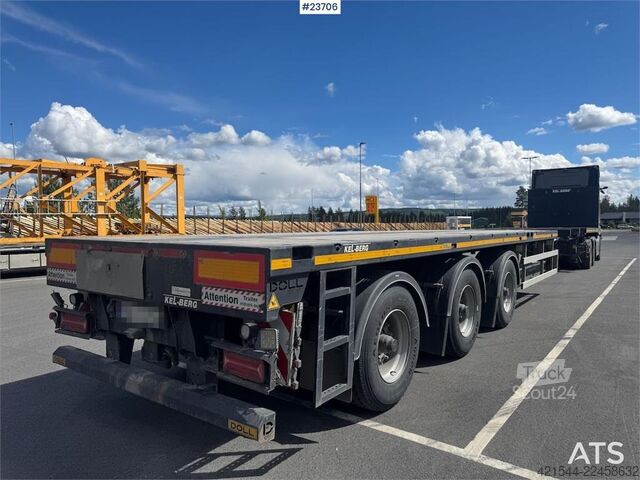 Rimorchio della piattaforma Doll P3H Rettsemi - 770 cm uttrekk