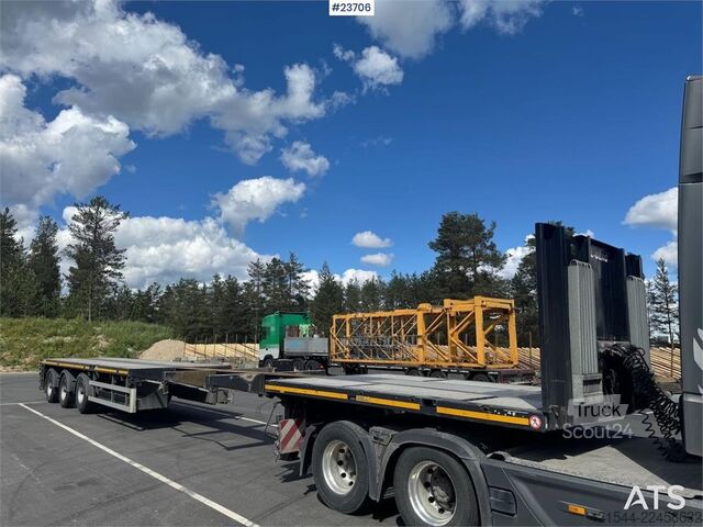 Rimorchio della piattaforma Doll P3H Rettsemi - 770 cm uttrekk
