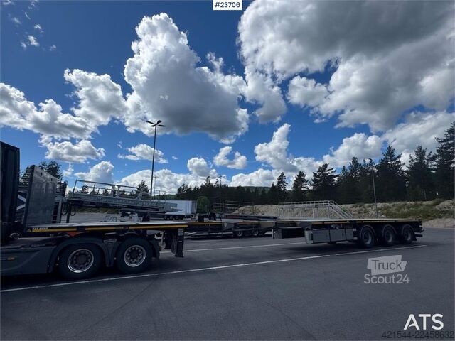 Rimorchio della piattaforma Doll P3H Rettsemi - 770 cm uttrekk