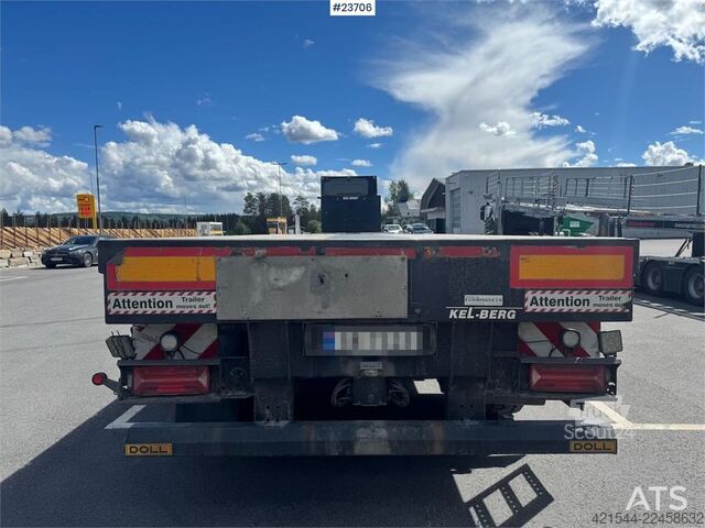 Rimorchio della piattaforma Doll P3H Rettsemi - 770 cm uttrekk