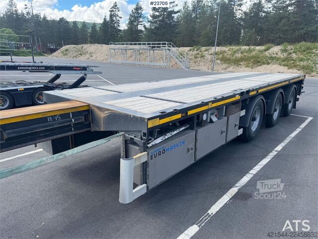 Rimorchio della piattaforma Doll P3H Rettsemi - 770 cm uttrekk